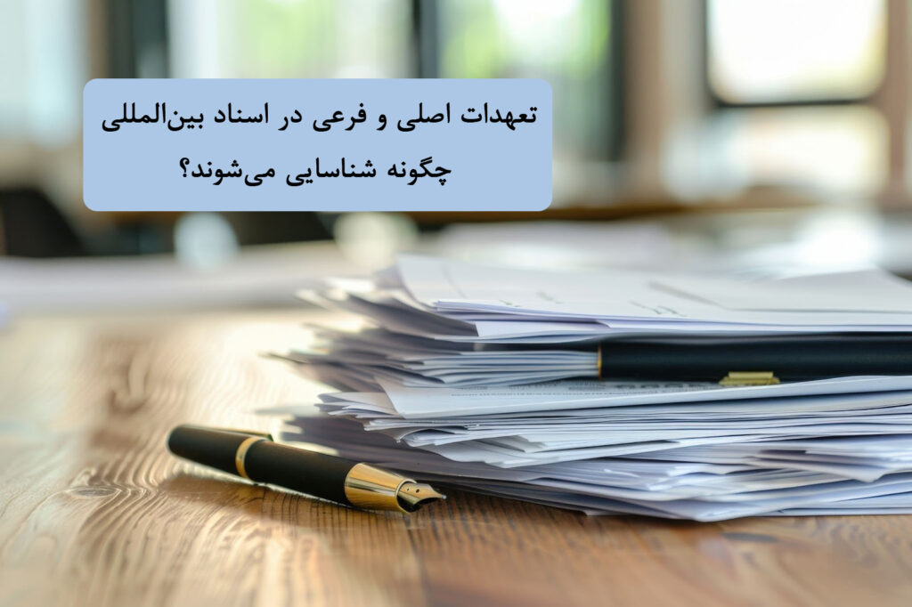 تعهدات اصلی و فرعی در اسناد بین‌المللی چگونه شناسایی می‌شوند؟ 