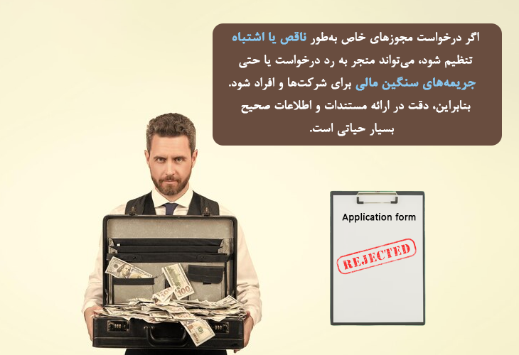 تسهیل دریافت مجوزهای خاص