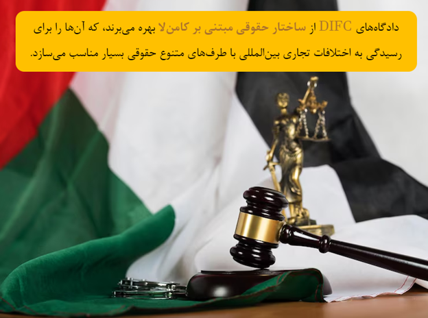 دسترسی به نظام قضایی پیشرفته (DIFC Courts)