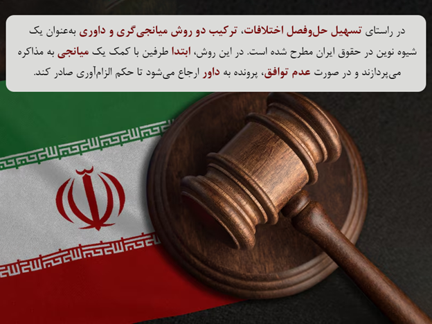 استفاده از شیوههای حلوفصل اختلافات خارج از دادگاه