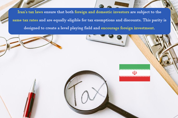 How are tax exemptions determined in Iran?