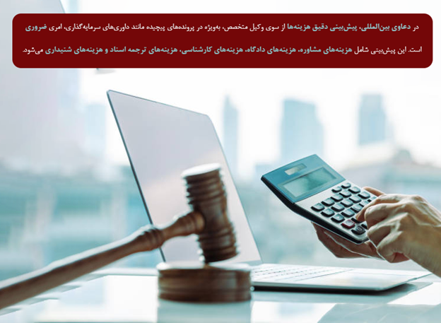 تحلیل دقیق ساختار دعوا و پیشبینی هزینهها