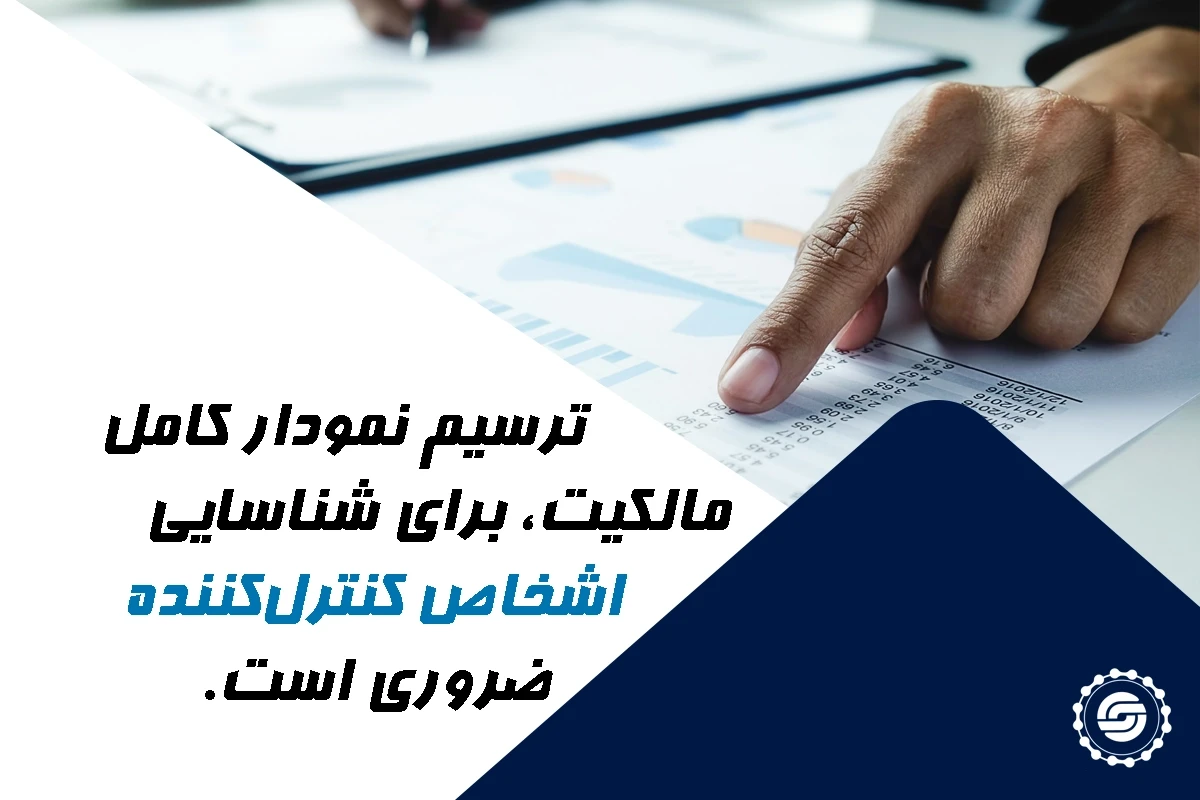 ترسیم نمودار مالکیت برای شناسایی اشخاص کنترل کننده ضروری است